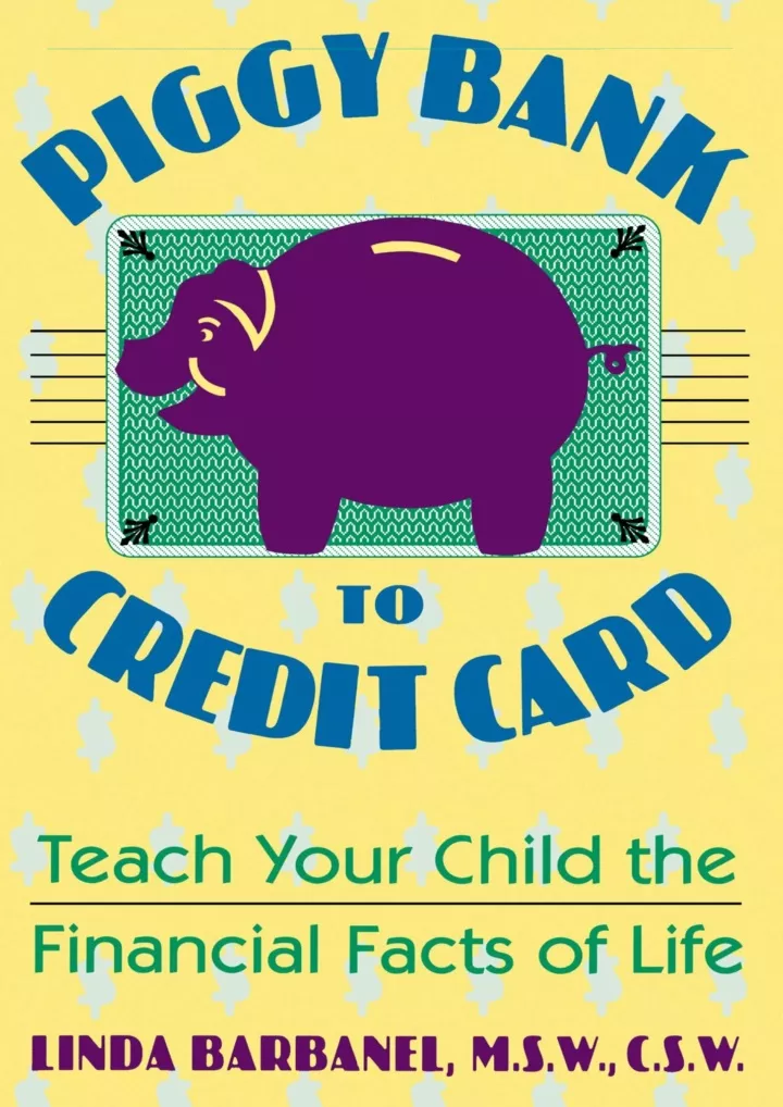 pdf read online piggy bank to credit card teach