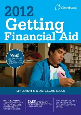 ✔Read❤ ebook [PDF]  Getting Financial Aid 2012