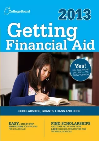 PDF/✔Read❤  Getting Financial Aid 2013: All-new seventh edition
