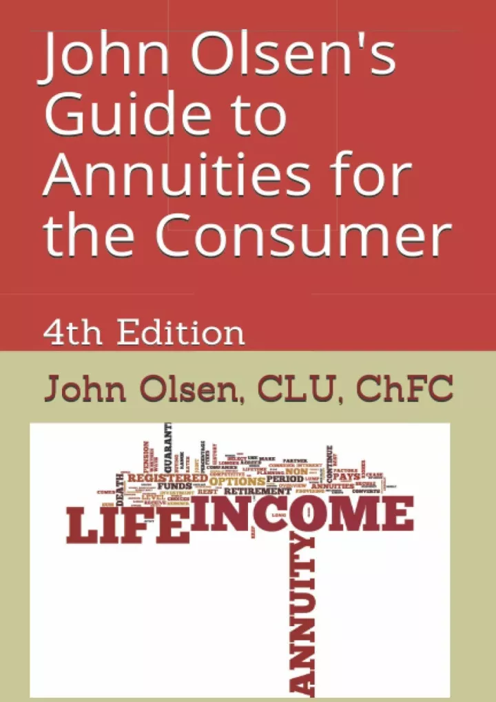 pdf read john olsen s guide to annuities