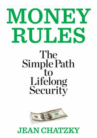 ✔Read❤ [PDF]  Money Rules: The Simple Path to Lifelong Security