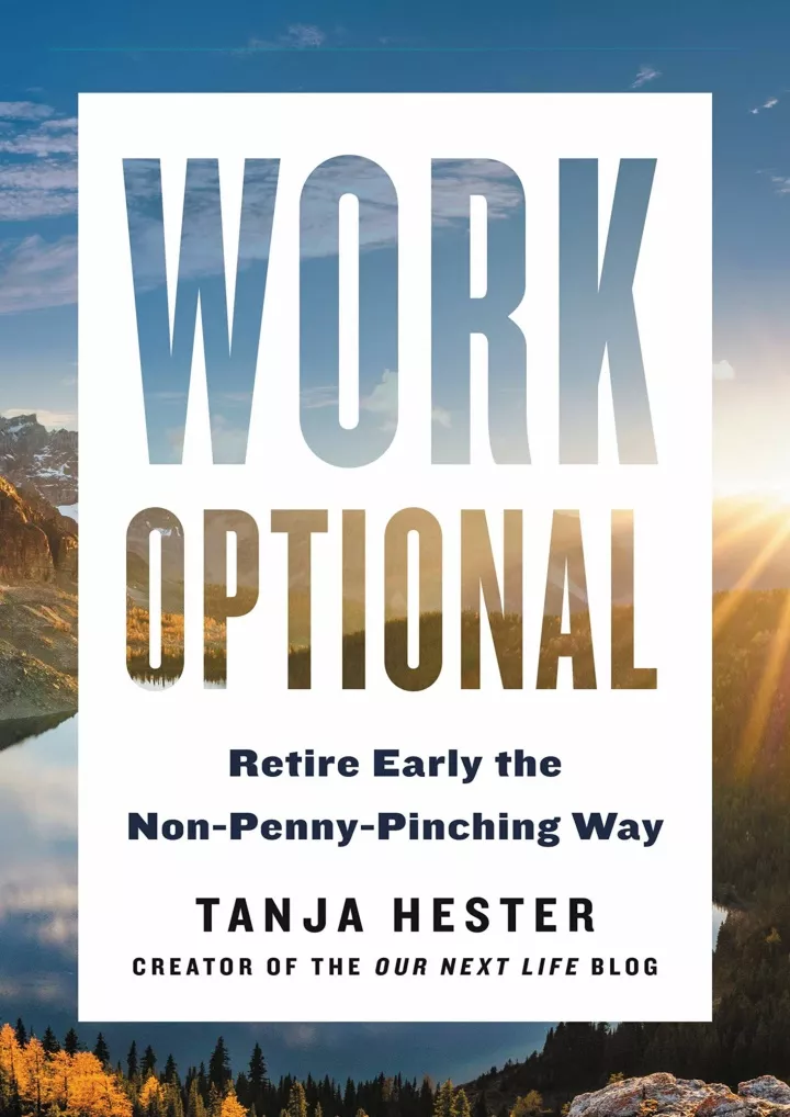 pdf read download work optional retire early