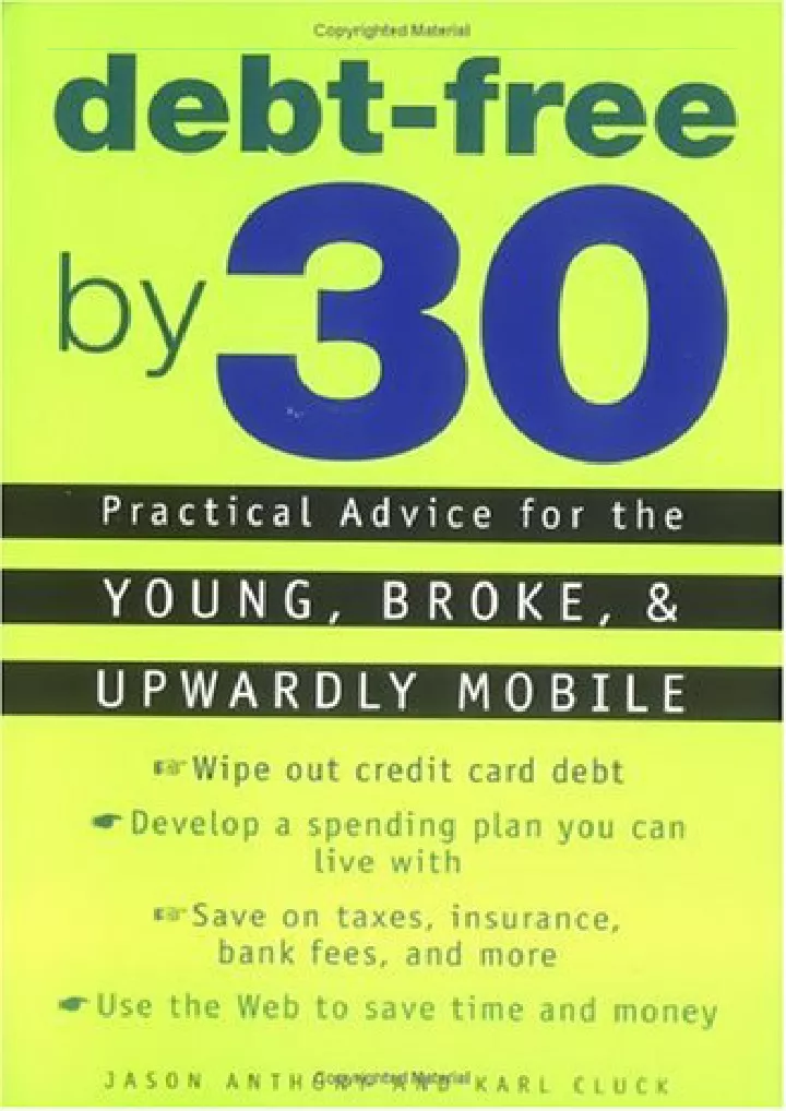 read ebook pdf debt free by 30 practical advice