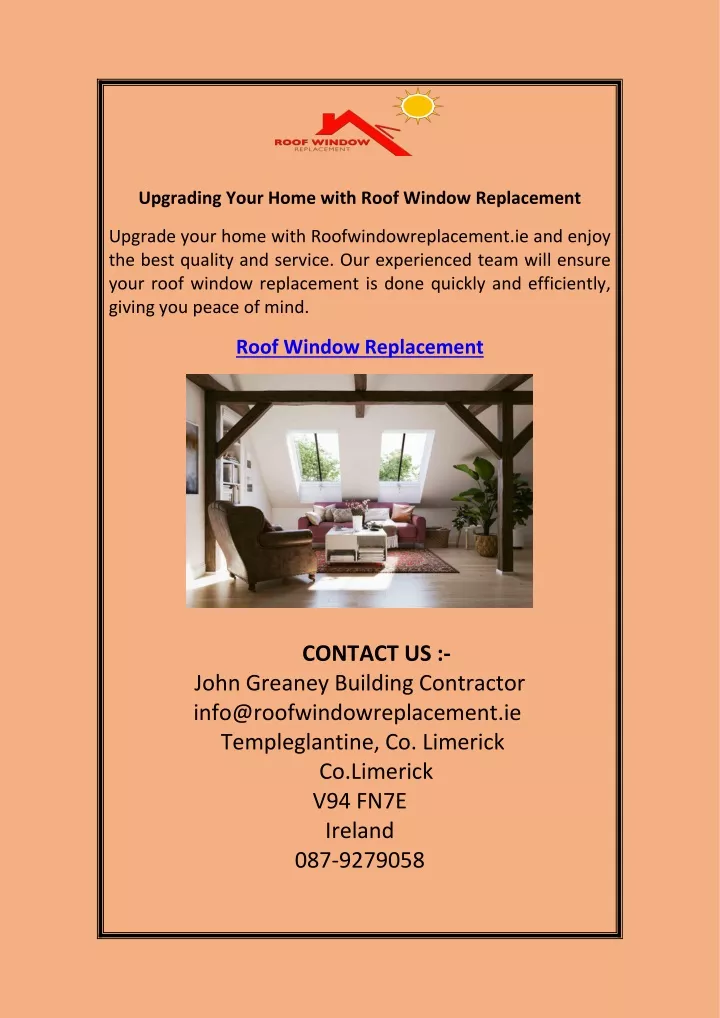 upgrading your home with roof window replacement