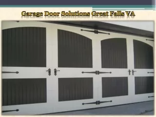 Garage Door Solutions Great Falls VA
