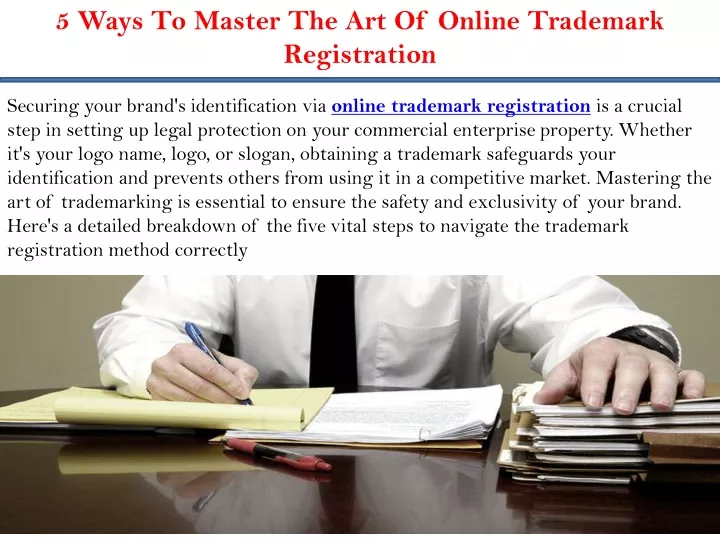 5 ways to master the art of online trademark