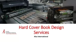 Hard Cover Book Design Services