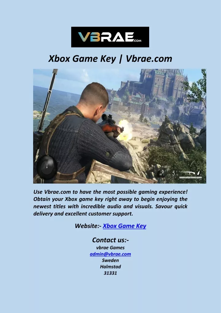 xbox game key vbrae com