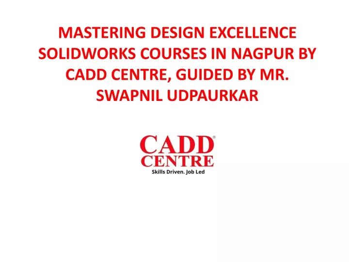 mastering design excellence solidworks courses
