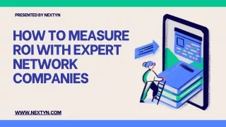 How To Measure ROI With Expert Network Companies