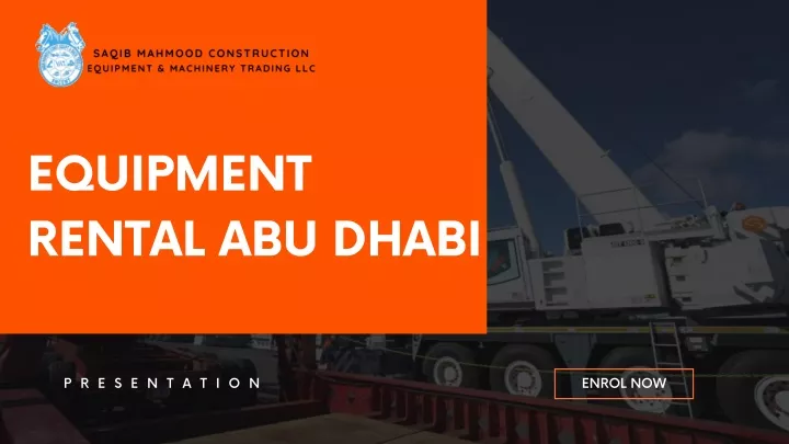 equipment rental abu dhabi