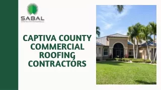 captiva county commercial roofing contractors