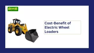 Cost-Benefit of Electric Wheel Loaders - Elevate Technology