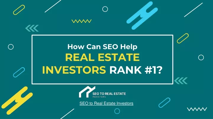 how can seo help real estate investors rank 1