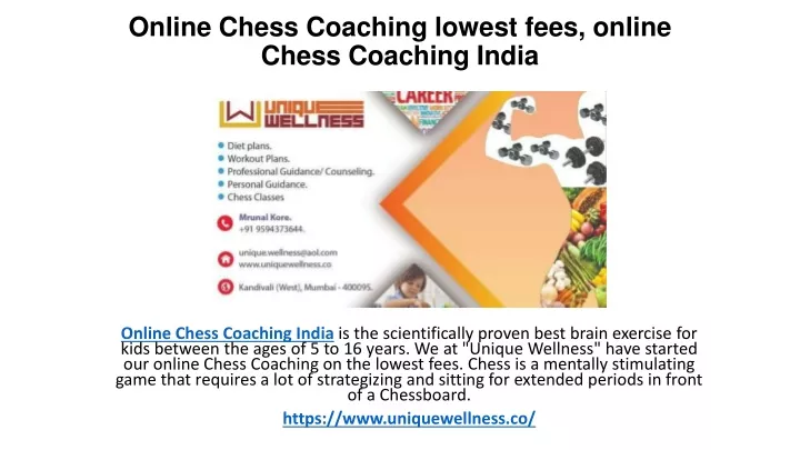 online chess coaching lowest fees online chess coaching india