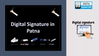 Digital signature in patna