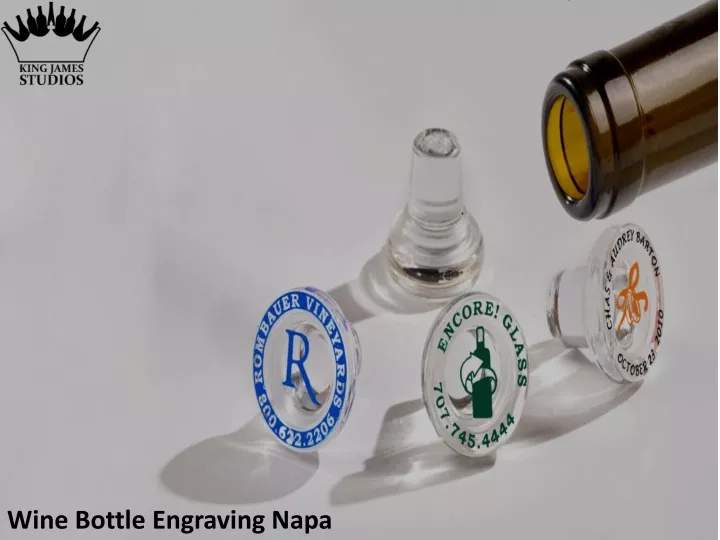 wine bottle engraving napa