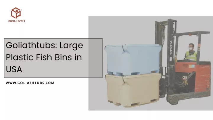 goliathtubs large plastic fish bins in usa