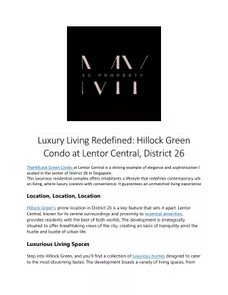 Luxury Living Redefined