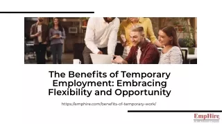 Skill Up, Network Out: The Advantages of Temporary Employment