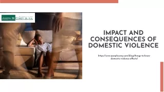 Understanding the Impact and Consequences of Domestic Violence