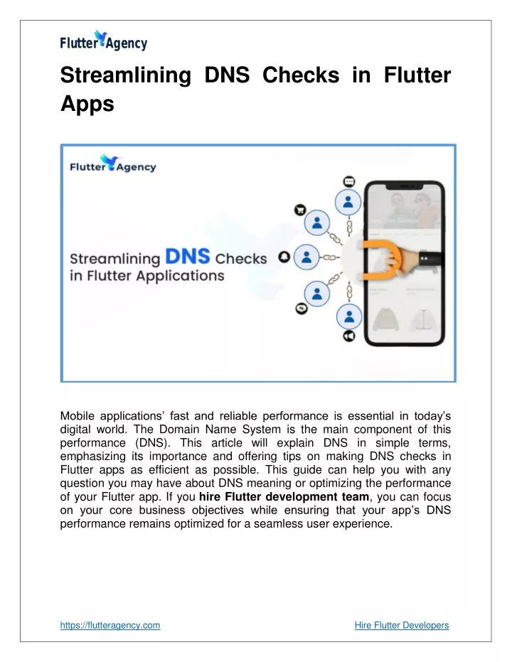 streamlining dns checks in flutter apps