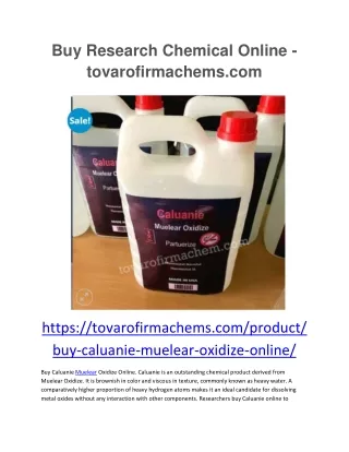 Buy Research Chemical Online