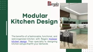 modula r kitchen design