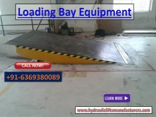 Loading Bay Equipment Chennai,Tamilnadu,Bangalore,Karnataka,Andhra,Hyderabad,India