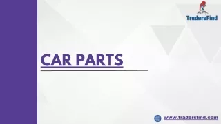 Quality Car Parts Suppliers & Manufacturers in UAE - Tradersfind