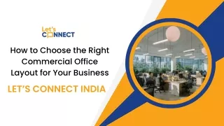 How to Choose the Right Commercial Office Layout for Your Business?