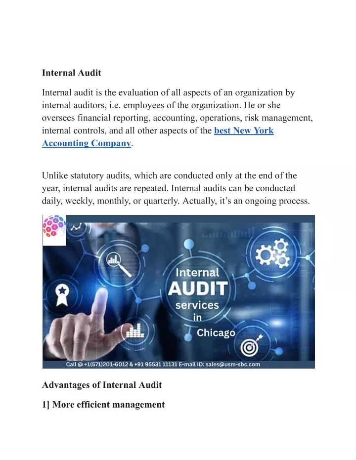 PPT - Advantages And Limitations Of Internal Audit PowerPoint ...