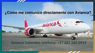 Como Me Comunico Directamente Con Avianca