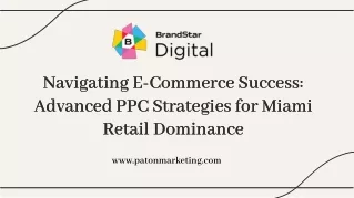 Advanced PPC Strategies in Miami: Elevate Your E-Commerce Game