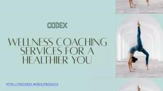 Wellness Coaching Services for a Healthier You