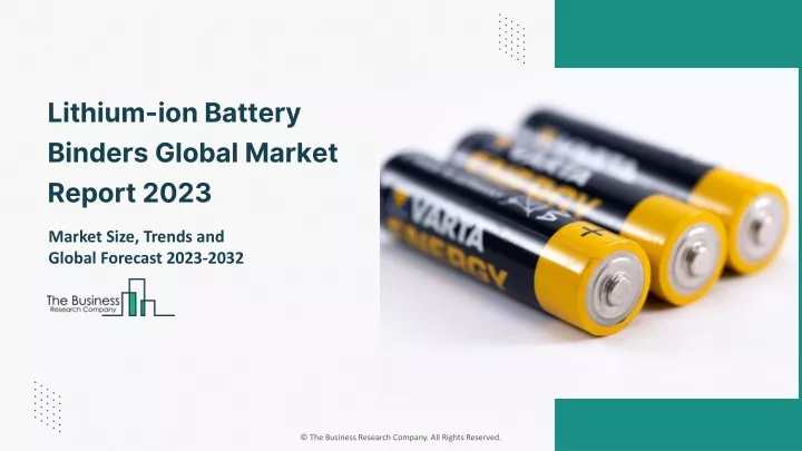 lithium ion battery binders global market report