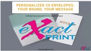 Personalised C5 Envelopes: Your Brand, Your Message