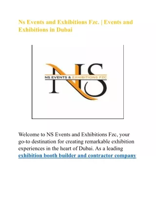 Events and Exhibitions in Dubai