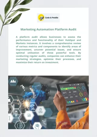Marketing Automation Platform Audit