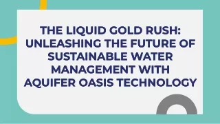 Aquifer Oasis Revolutionizing Sustainability with Cutting-Edge Water Storage Tanks