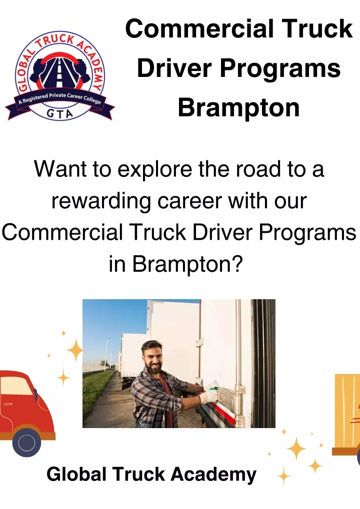 commercial truck driver programs brampton