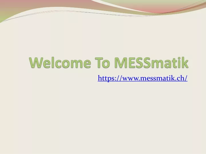 welcome to messmatik