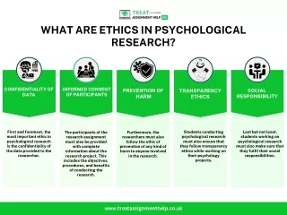 What are Ethics in Psychological Research