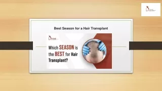 Best Season for a Hair Transplant