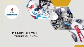 Find the Best Plumbing Services in UAE - TradersFind