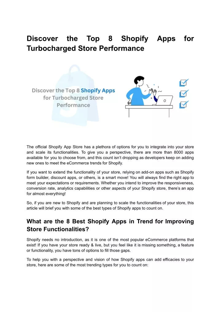 discover turbocharged store performance