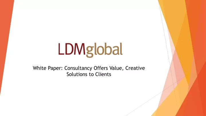 white paper consultancy offers value creative