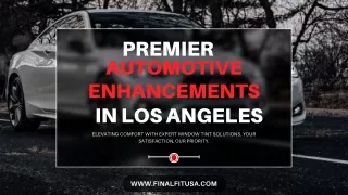 Enhance Your Car's Elegance with XPEL Paint Protection Film | Final Fit