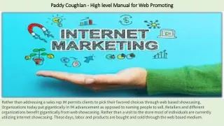 Paddy Coughlan - High level Manual for Web Promoting