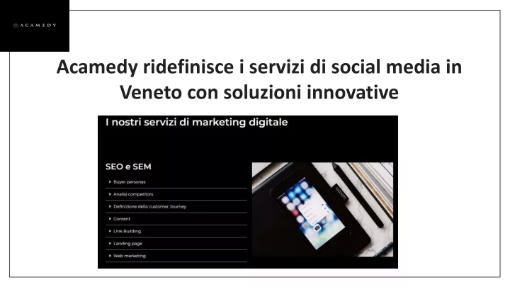 acamedy ridefinisce i servizi di social media